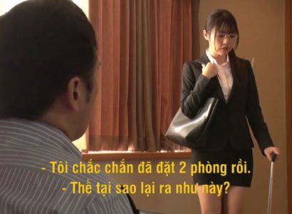 Phải Chia Phòng Với Sếp Dâm Ngang Trên Chuyến Công Tác – Vietsub Tsubomi