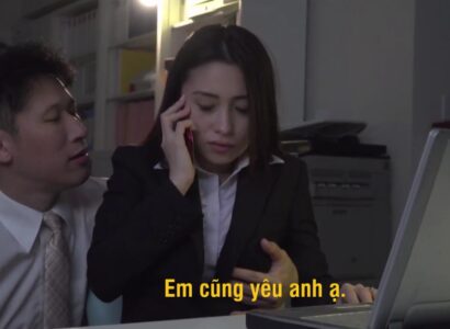 Anh yêu ơi, em làm thêm giờ với sếp tối nay nhé ~ Reona Kirishima